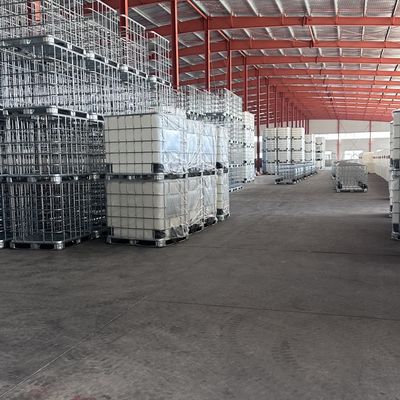 Εργοστάσιο IBC Πλέγμα IBC Κλωβός Πλαίσιο Ενδιάμεσο Δοχείο Χύδην Σιδερένιος Σωλήνας Πλέγμα Μηχανή Αυτόματη Γραμμή Παραγωγής