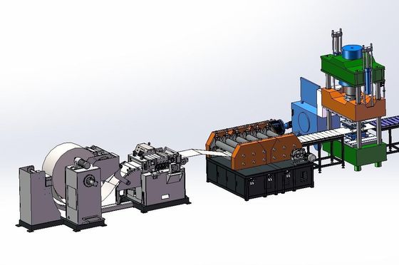 Τεχνική γραμμή παραγωγής ψυκτικών μετασχηματιστών πλήρως αυτόματης φόρτισης και εκφόρτισης