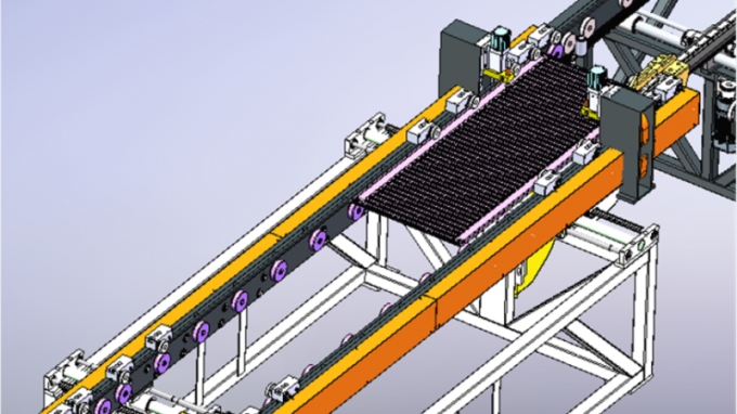 Τρίνταφάρ Ατσάλινα Πίνακα Ραδιενεργοποιητική Γραμμή Παραγωγής Προσαρμόσιμο πάχος πτερυγίου 4