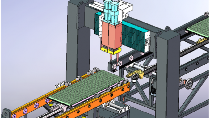 Τρίνταφάρ Ατσάλινα Πίνακα Ραδιενεργοποιητική Γραμμή Παραγωγής Προσαρμόσιμο πάχος πτερυγίου 6