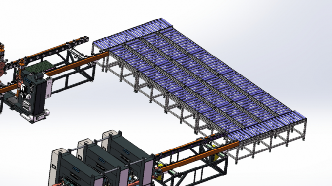 Τρίνταφάρ Ατσάλινα Πίνακα Ραδιενεργοποιητική Γραμμή Παραγωγής Προσαρμόσιμο πάχος πτερυγίου 8