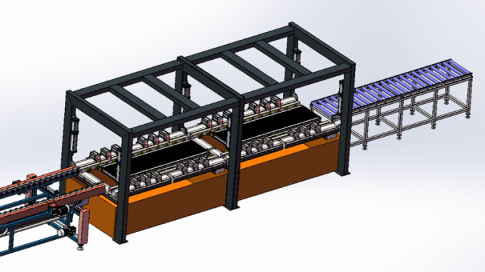 Τρίνταφάρ Ατσάλινα Πίνακα Ραδιενεργοποιητική Γραμμή Παραγωγής Προσαρμόσιμο πάχος πτερυγίου 16